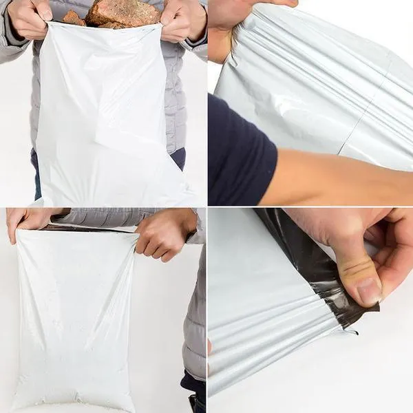 0930  POD pouch Secure Tamper Proof Courier Bags,100 pcs (7.5 x 7.5 Inch)