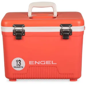 13 Quart Drybox / Cooler: Coral