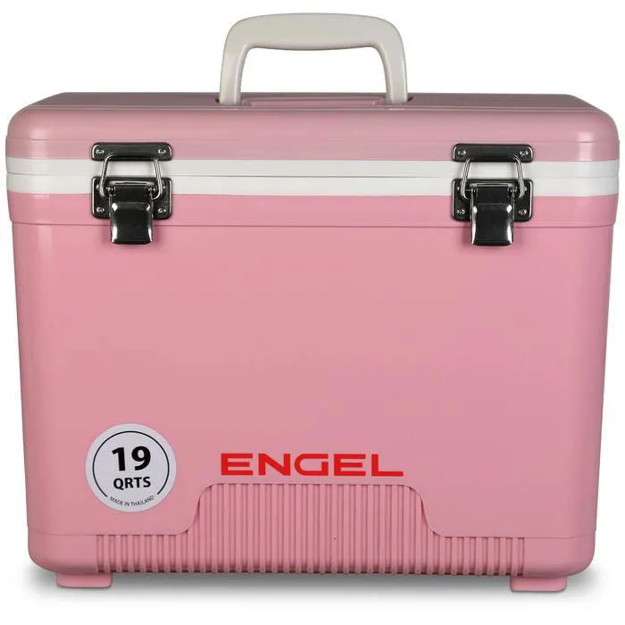 19 Quart Drybox / Cooler: Pink