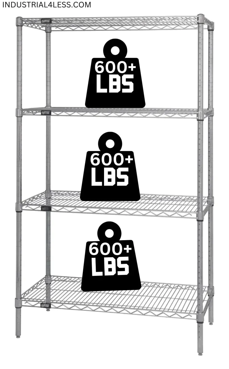 21" x 54" Stainless Steel Wire Shelving Unit