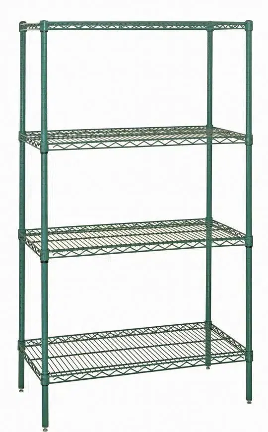 2430G | 24" x 30" Green Epoxy Shelving Unit