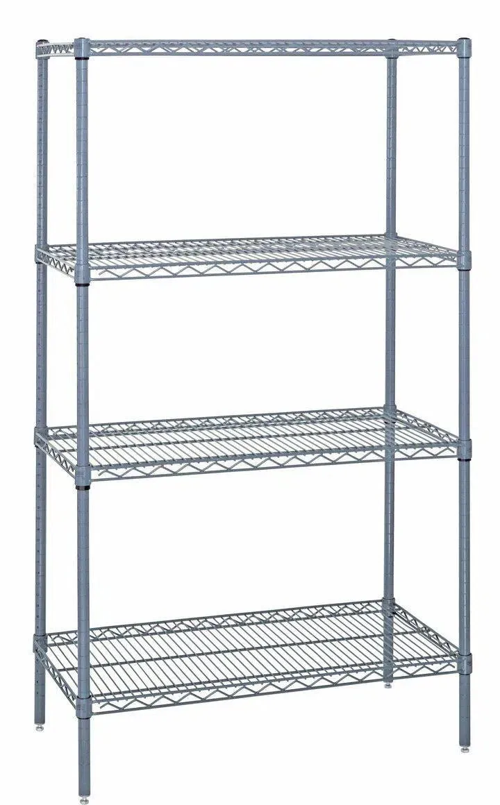 3660GY | 36" x 60" Gray Epoxy Shelving Unit