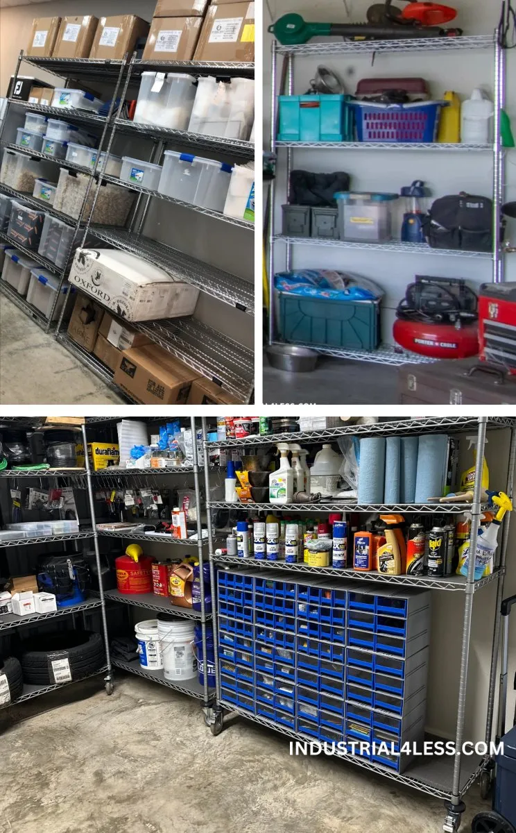 36" x 72" Epoxy Wire Shelving Unit