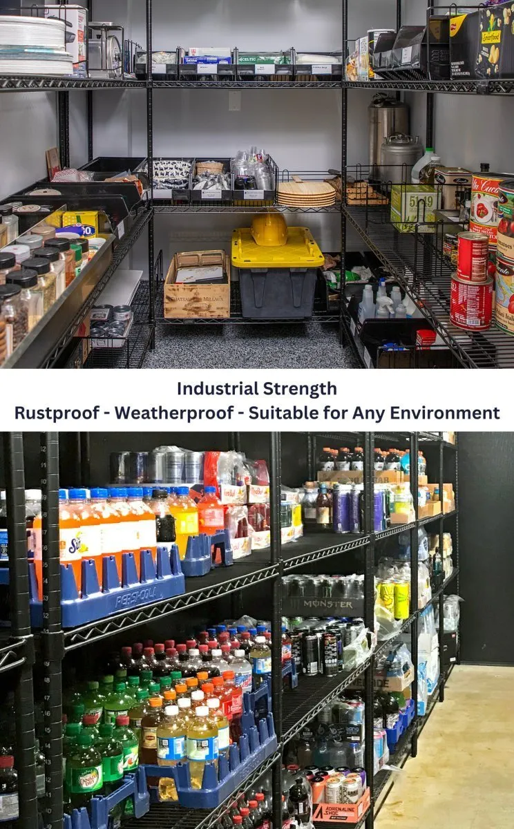 36" x 72" Epoxy Wire Shelving Unit