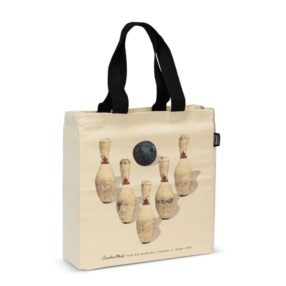 Abbott Tote Bag - 5 Pin Bowling