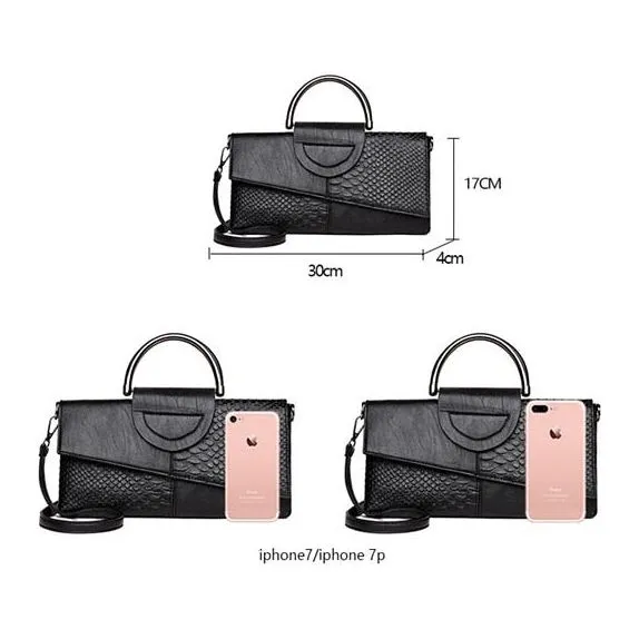 AlliLux Exotic Envelope Crossbody Clutch