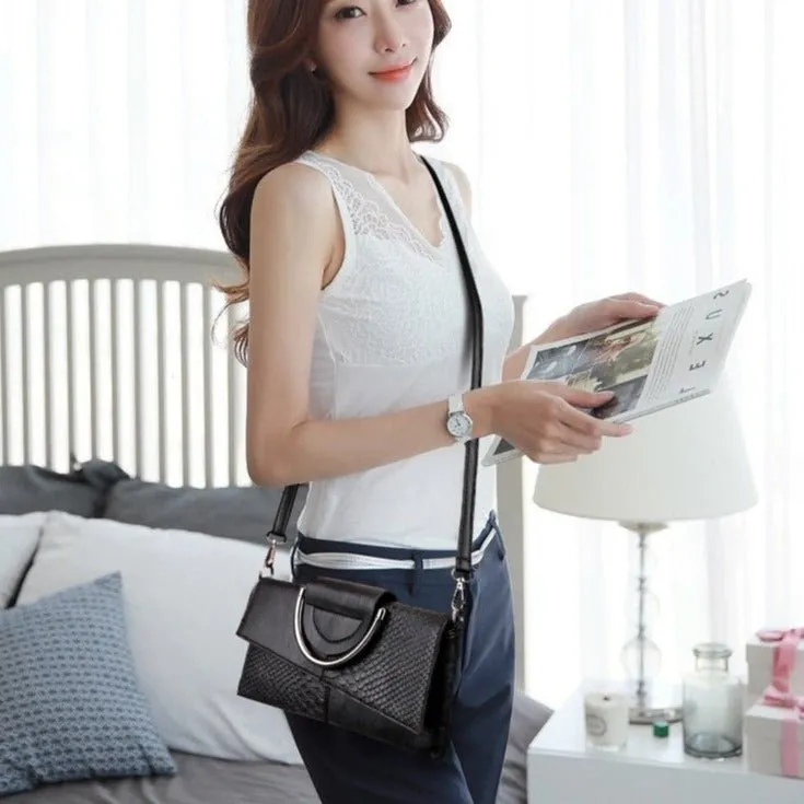 AlliLux Exotic Envelope Crossbody Clutch