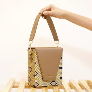 AXTRACT Honeycomb Edgebox - Rectangular Kutchi Handcrafted Bag