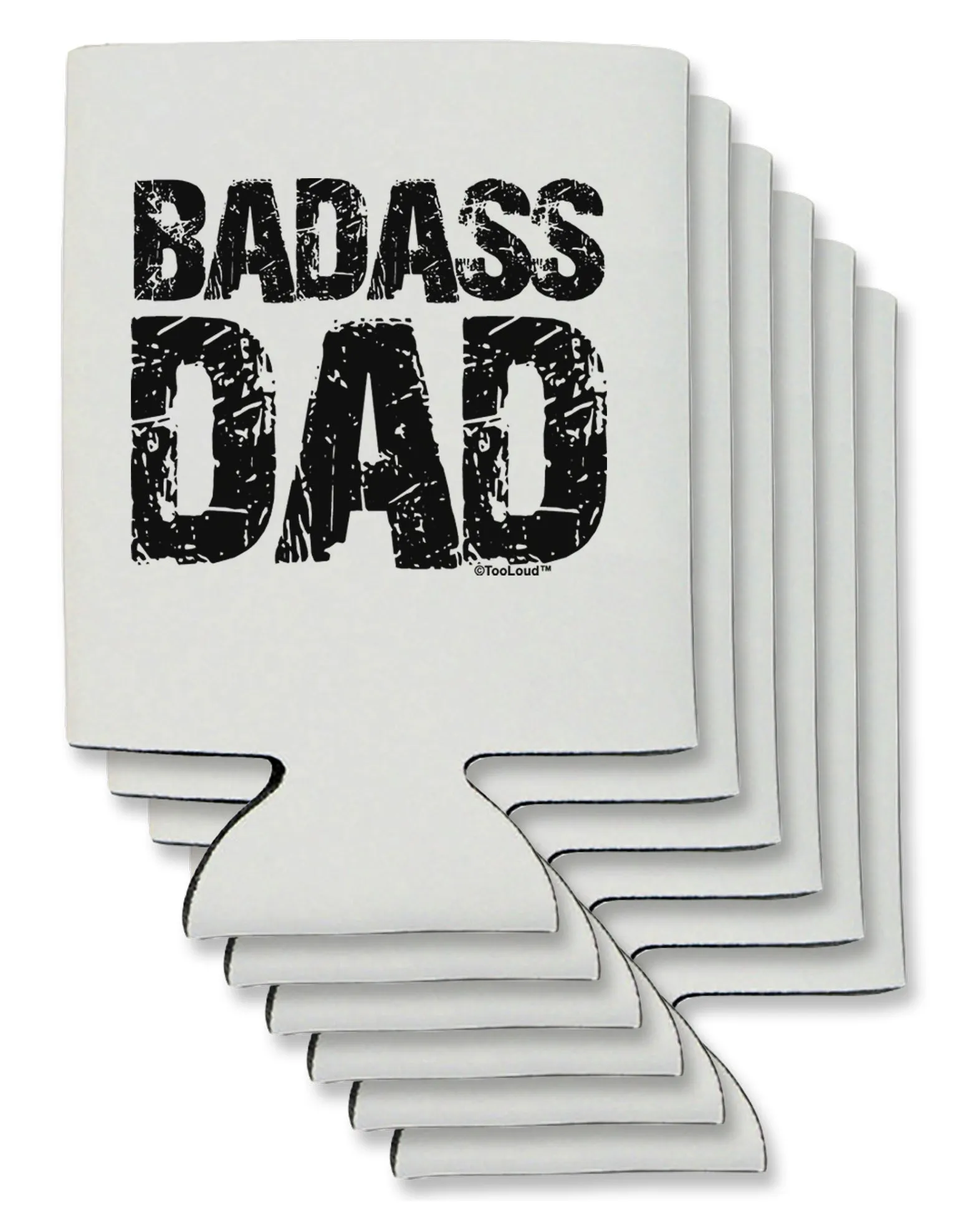 Badass Dad Can / Bottle Insulator Coolers by TooLoud