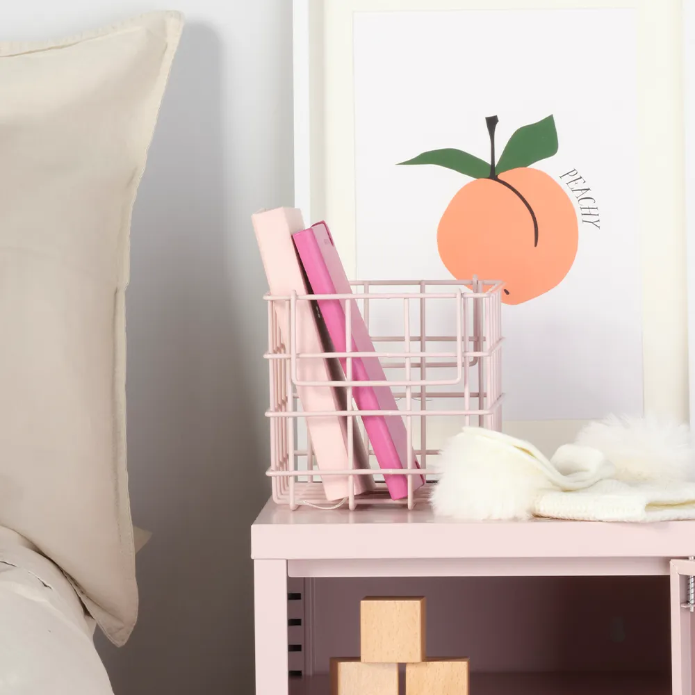 Basket Set in Light Pink – Set of 3