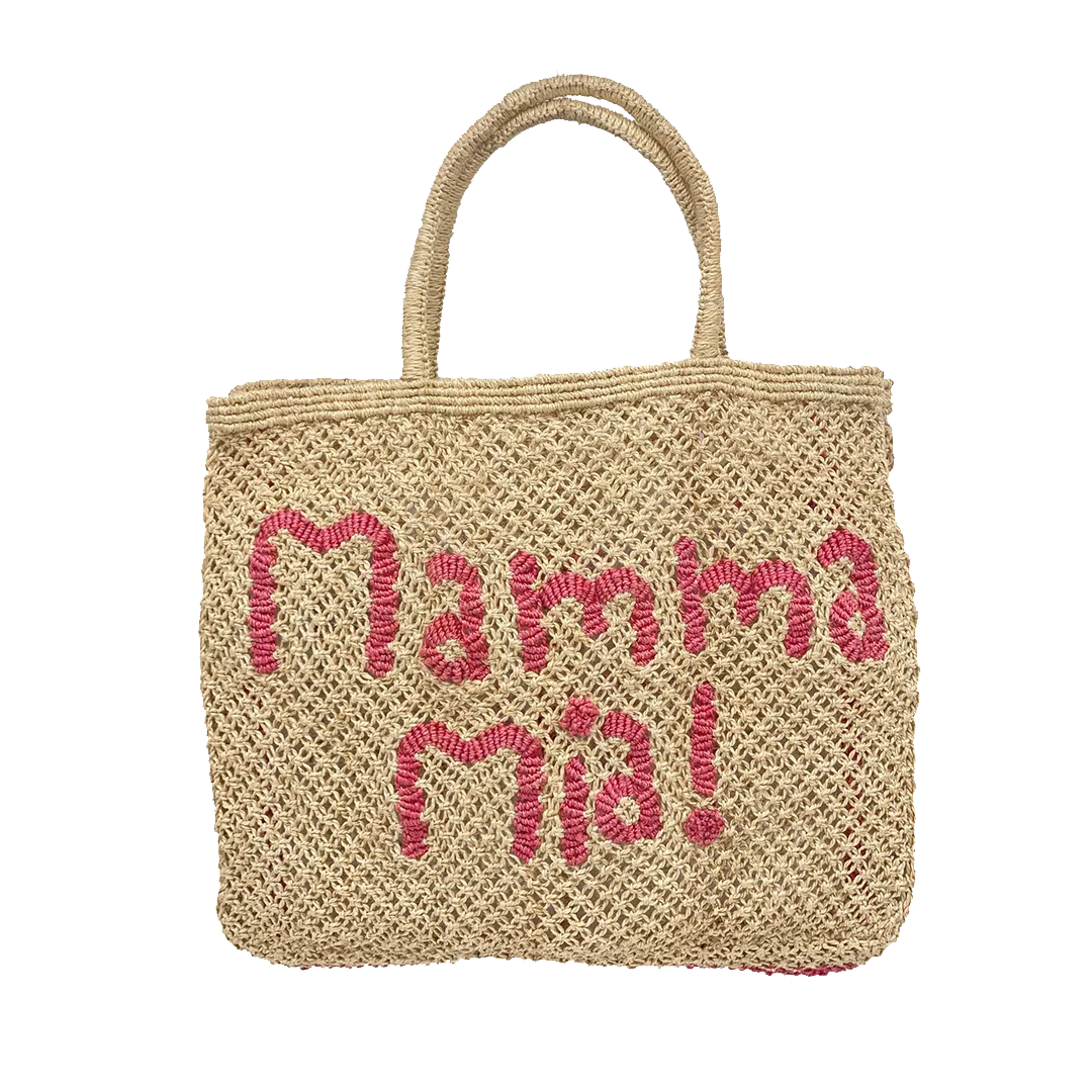 Beach Bag - Mamma Mia (Natural)