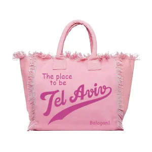 Beach Bag TEL AVIV pink