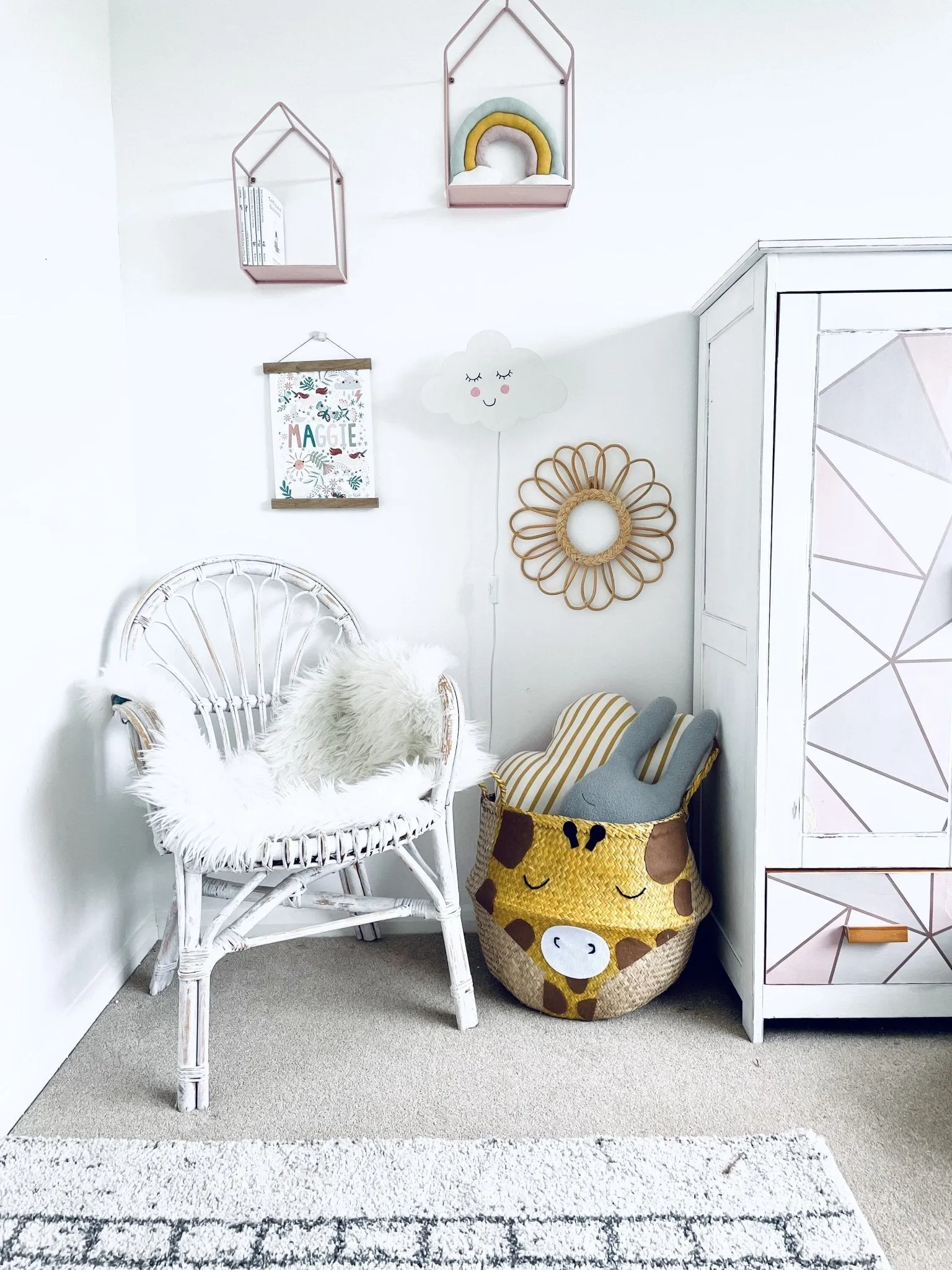 Bellybambino Giraffe Basket - Extra Large