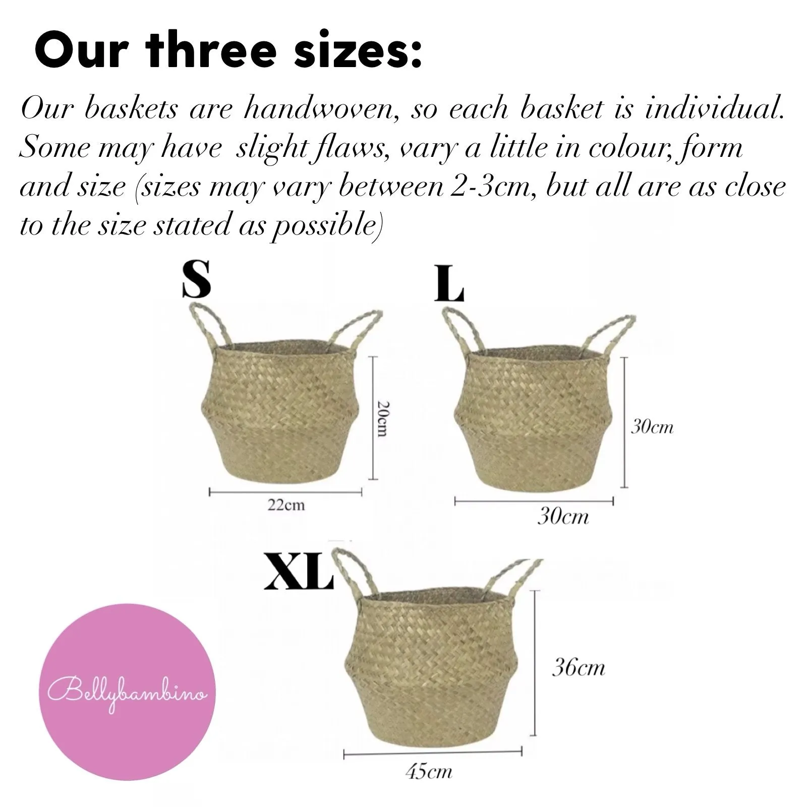Bellybambino Giraffe Basket - Extra Large
