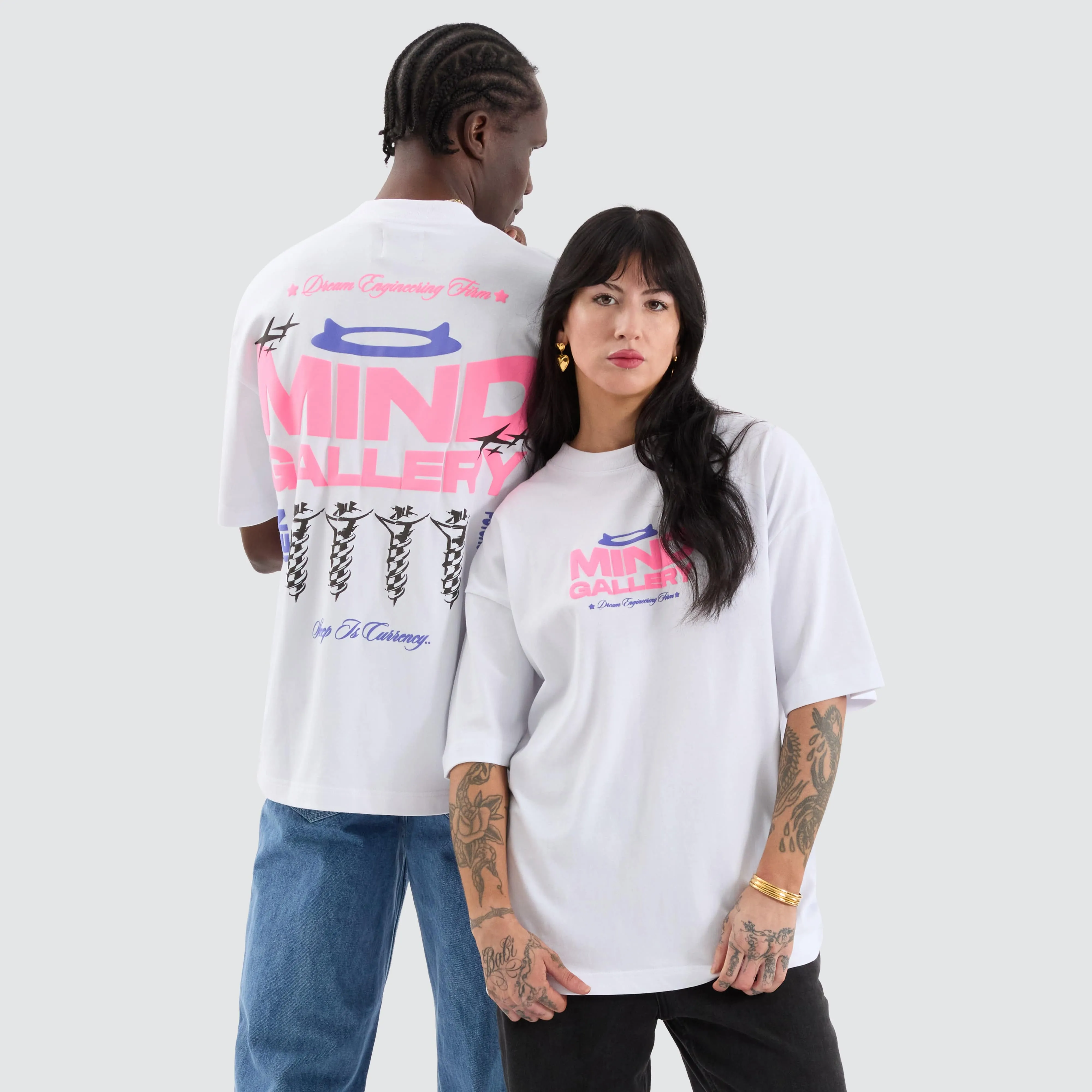 Bolt Street Tee Optical White