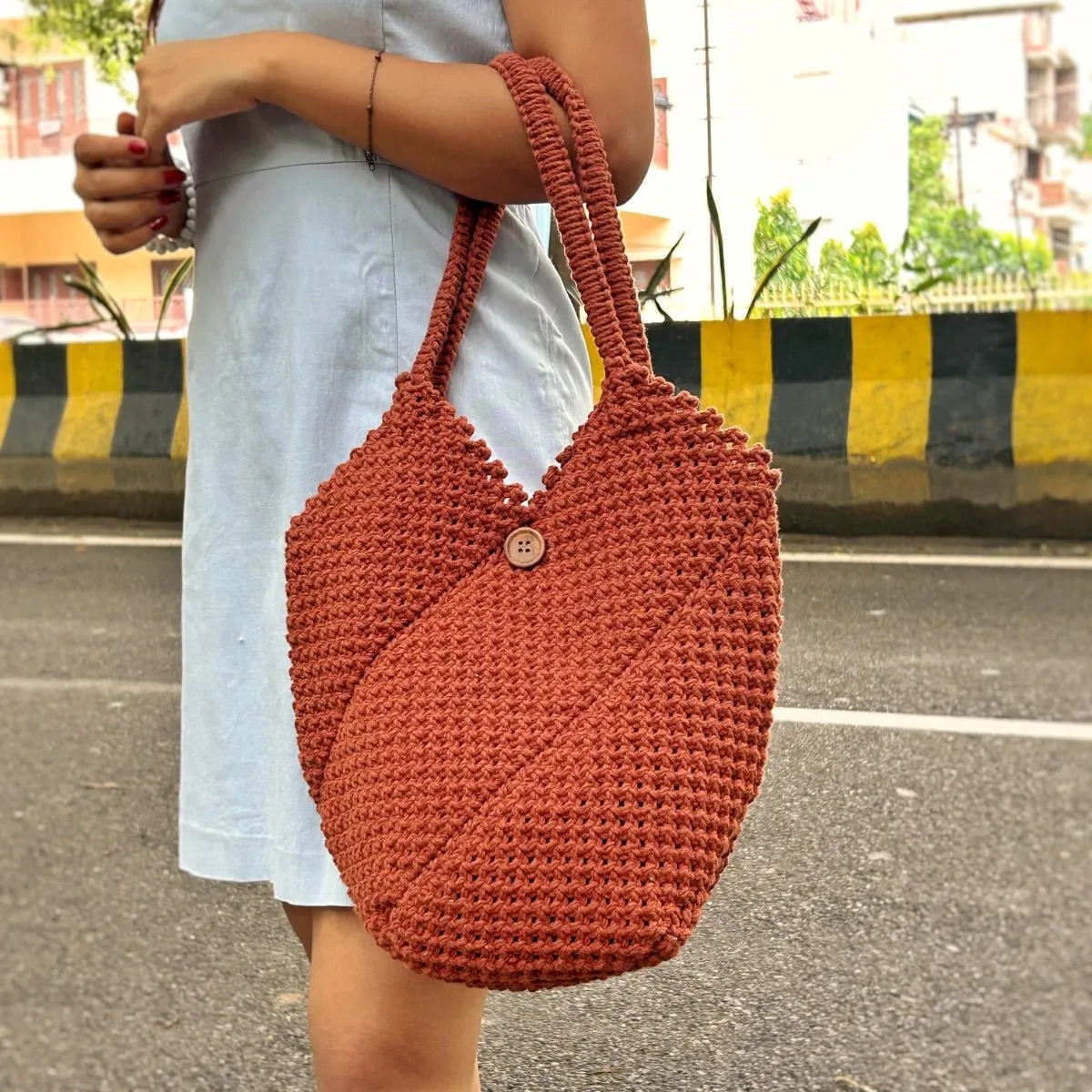 Brown Handmade Totally Tote Bag