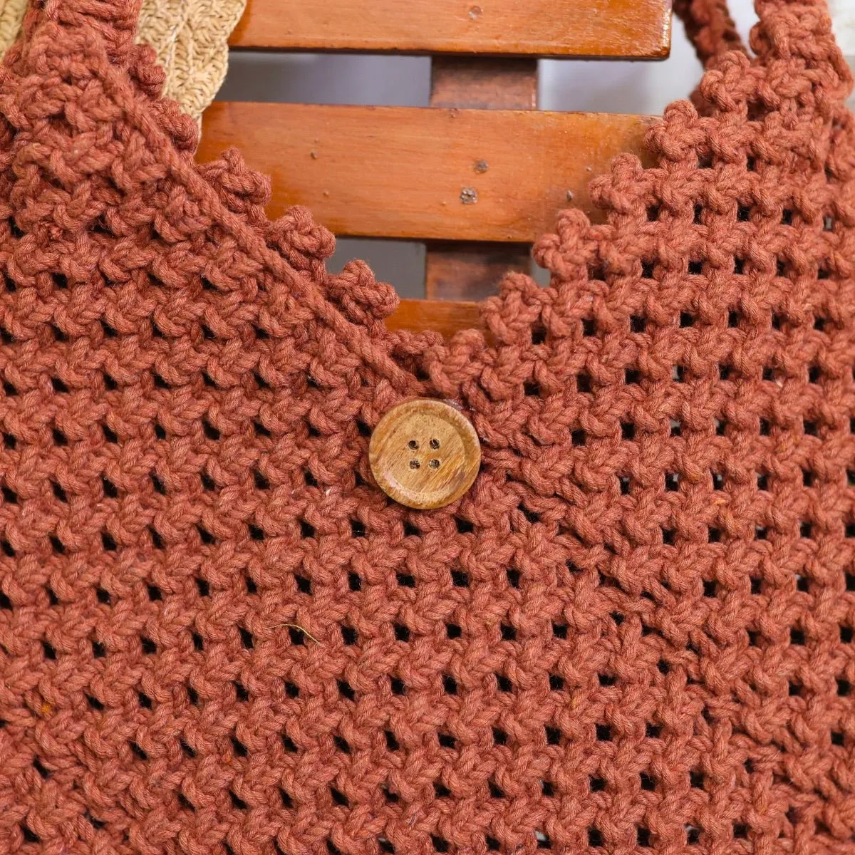 Brown Handmade Totally Tote Bag