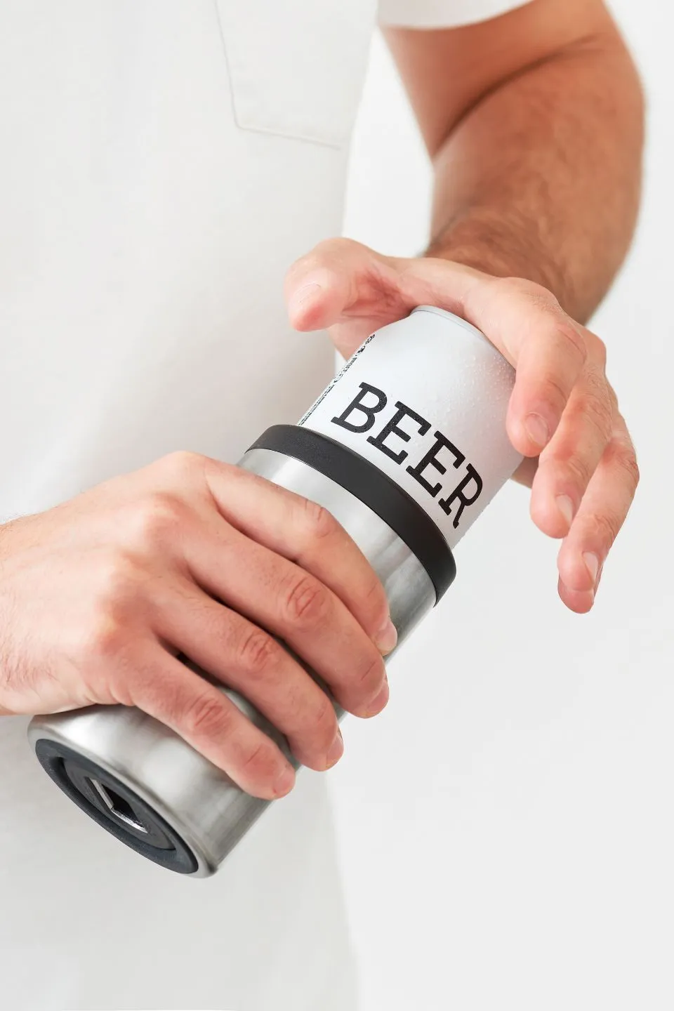 Premium Brushed Stainless Steel Insulated Beer Cooler