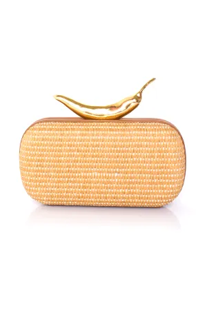 CHILLI RATTAN STRAW BOX