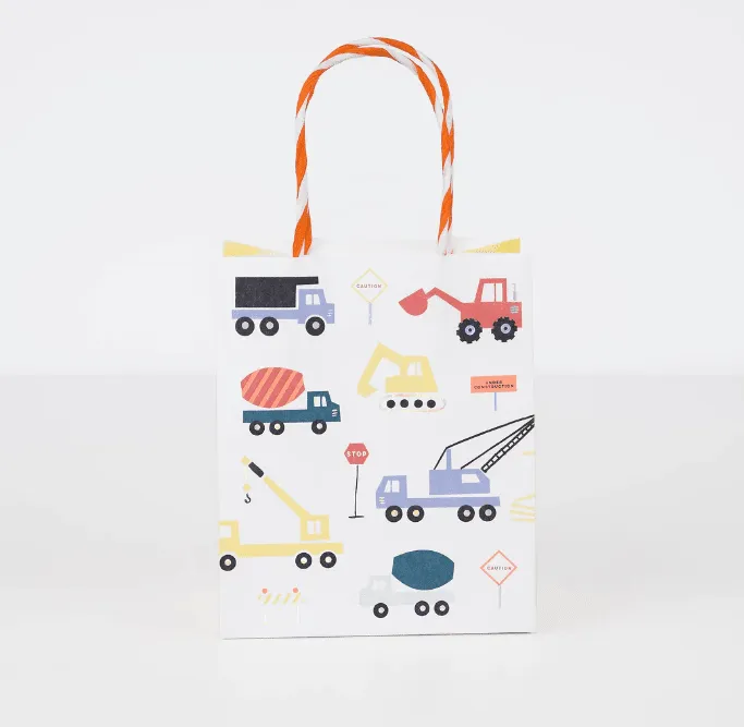 Construction Party Bags (Set 8)
