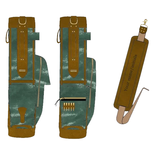 Custom 7" Airliner Style Golf Bag