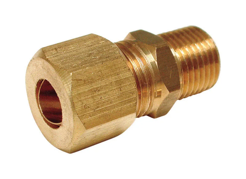 Dial 1/4 in. H X 1/8 in. W Brass Male Union