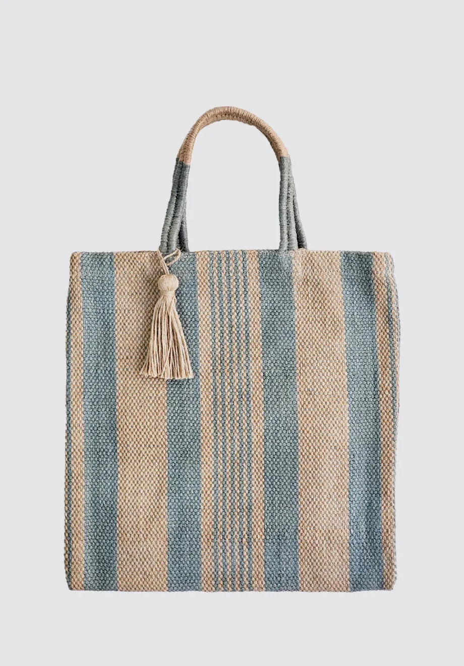 Dora Jute Tote Bag | Pale Green
