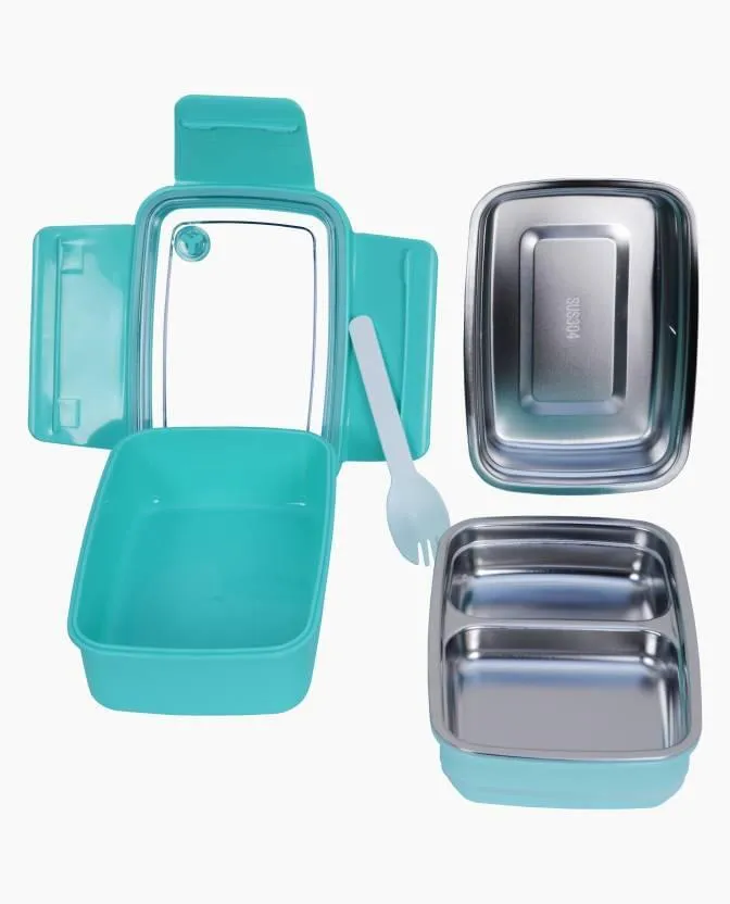 Double-Decker stainless steel Lunch Box 1300 ML