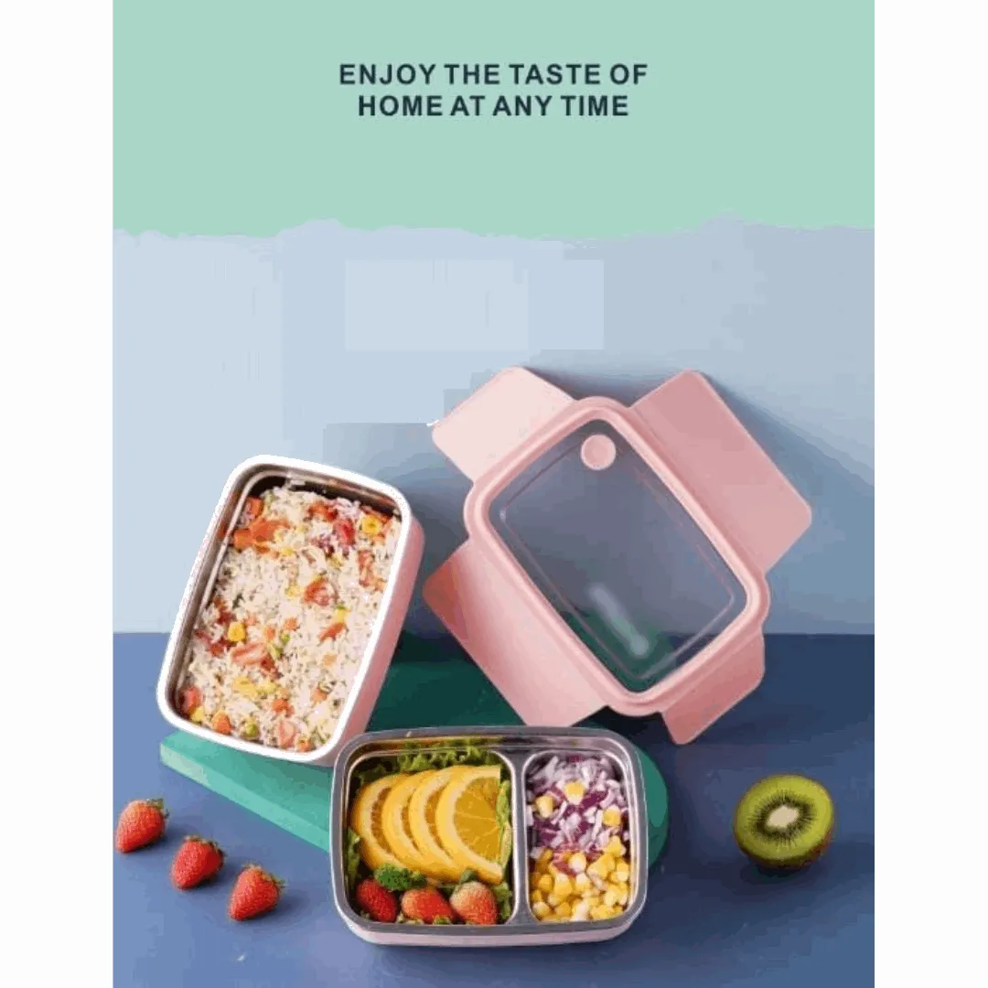 Double-Decker stainless steel Lunch Box 1300 ML