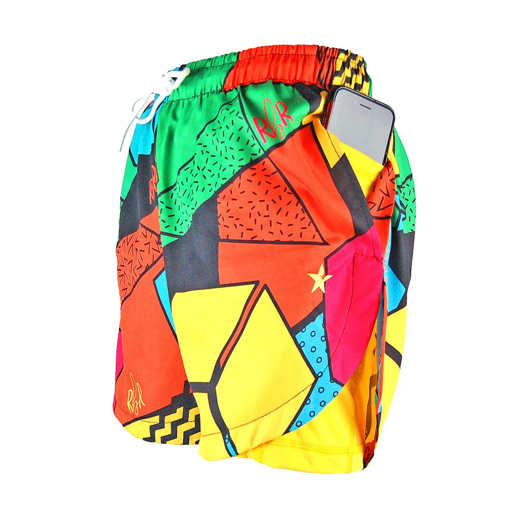 Double Layer Jazzy Shorts | Totes Ace