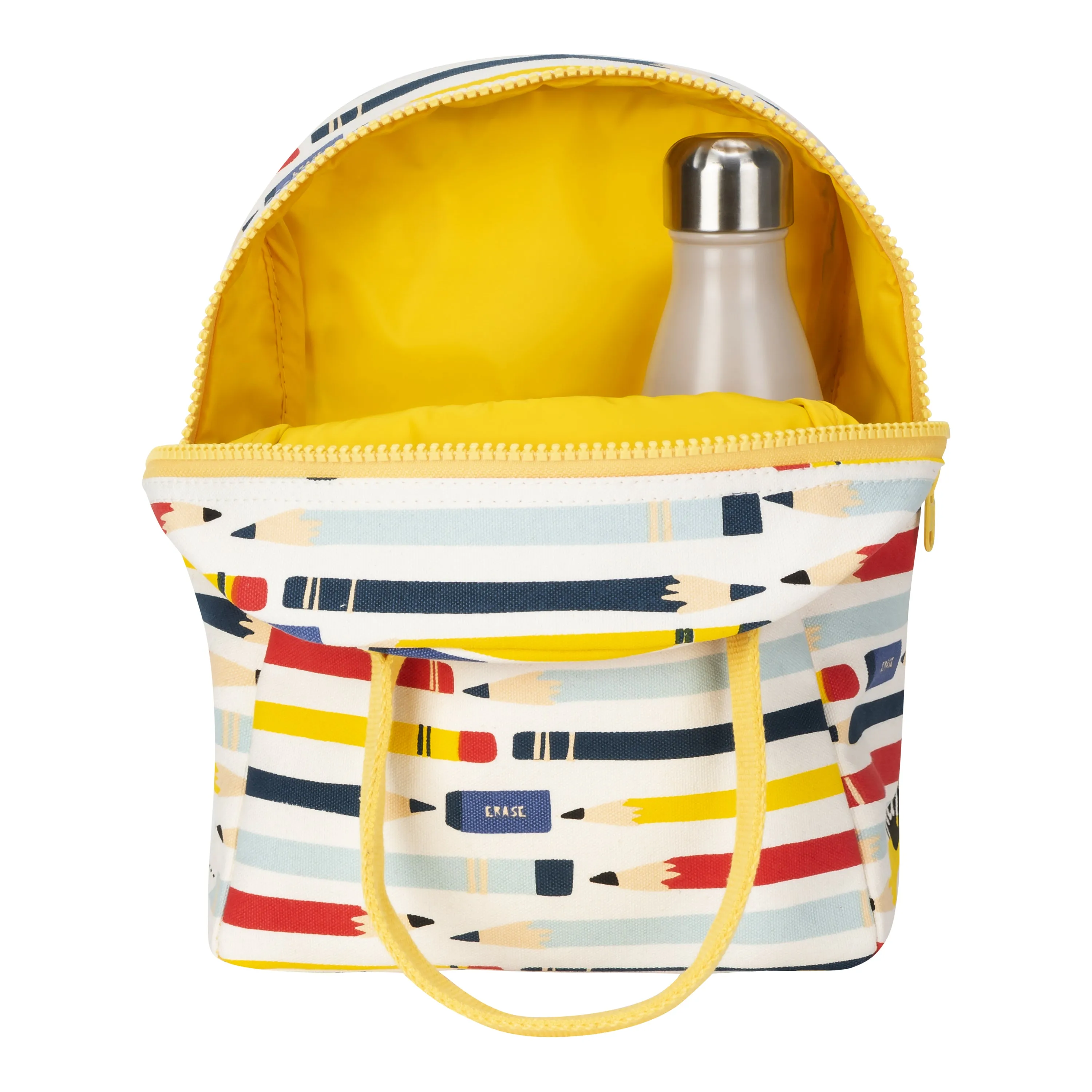 Fluf Zipper Lunch Bag - Pencils