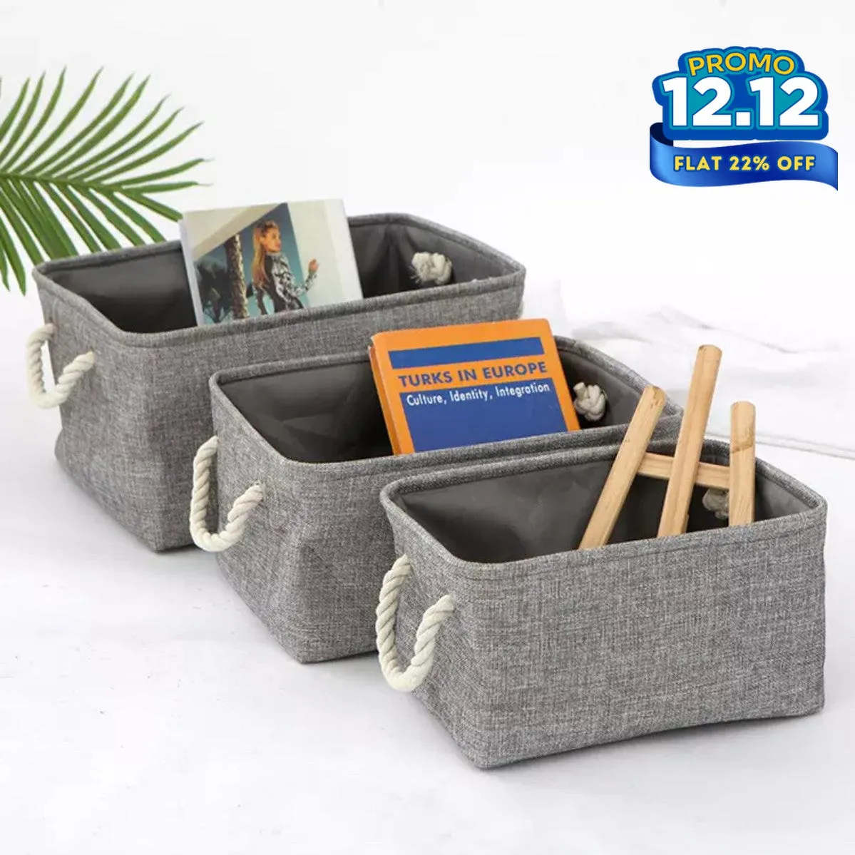 Foldable Fabric Storage Baskets