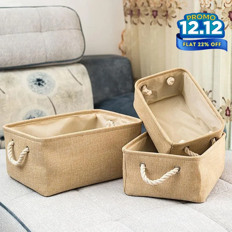 Foldable Fabric Storage Baskets