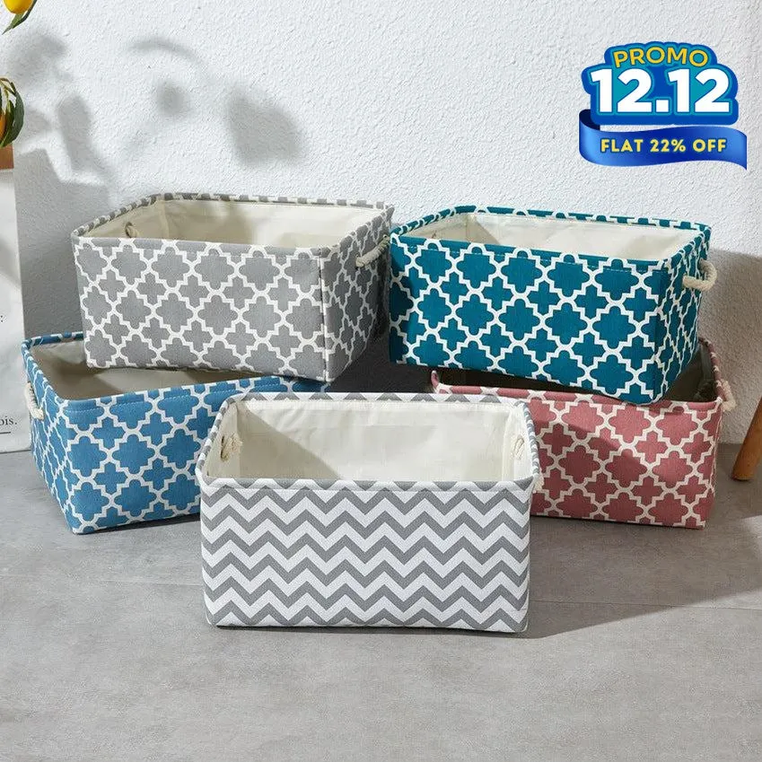 Foldable Fabric Storage Baskets