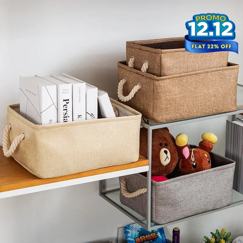 Foldable Fabric Storage Baskets