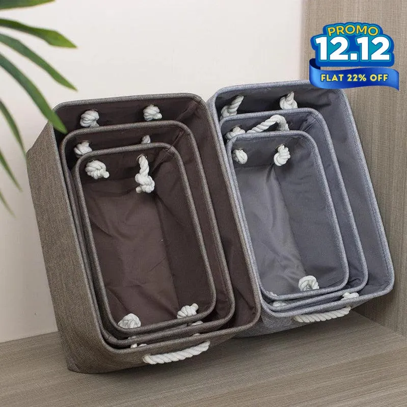 Foldable Fabric Storage Baskets