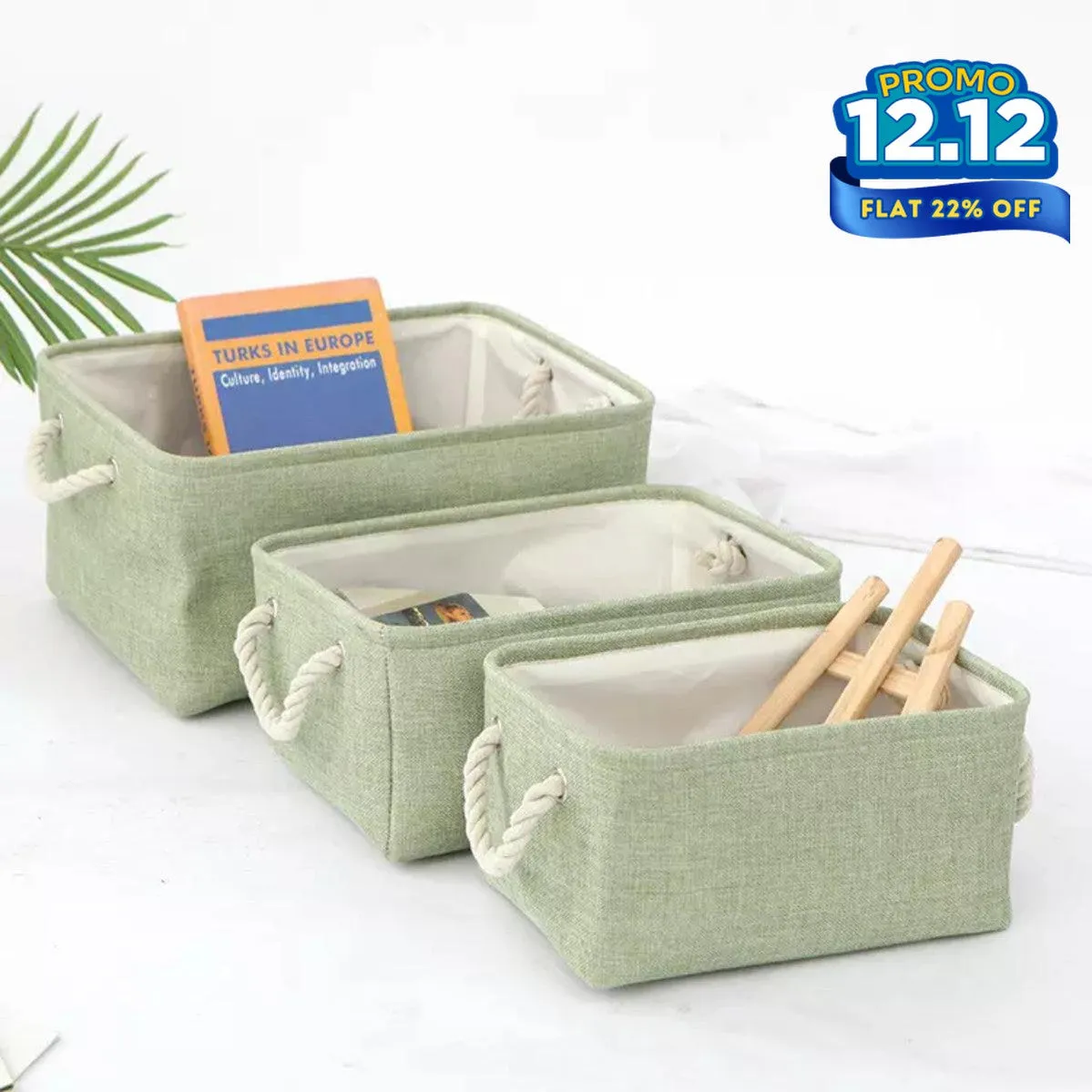 Foldable Fabric Storage Baskets
