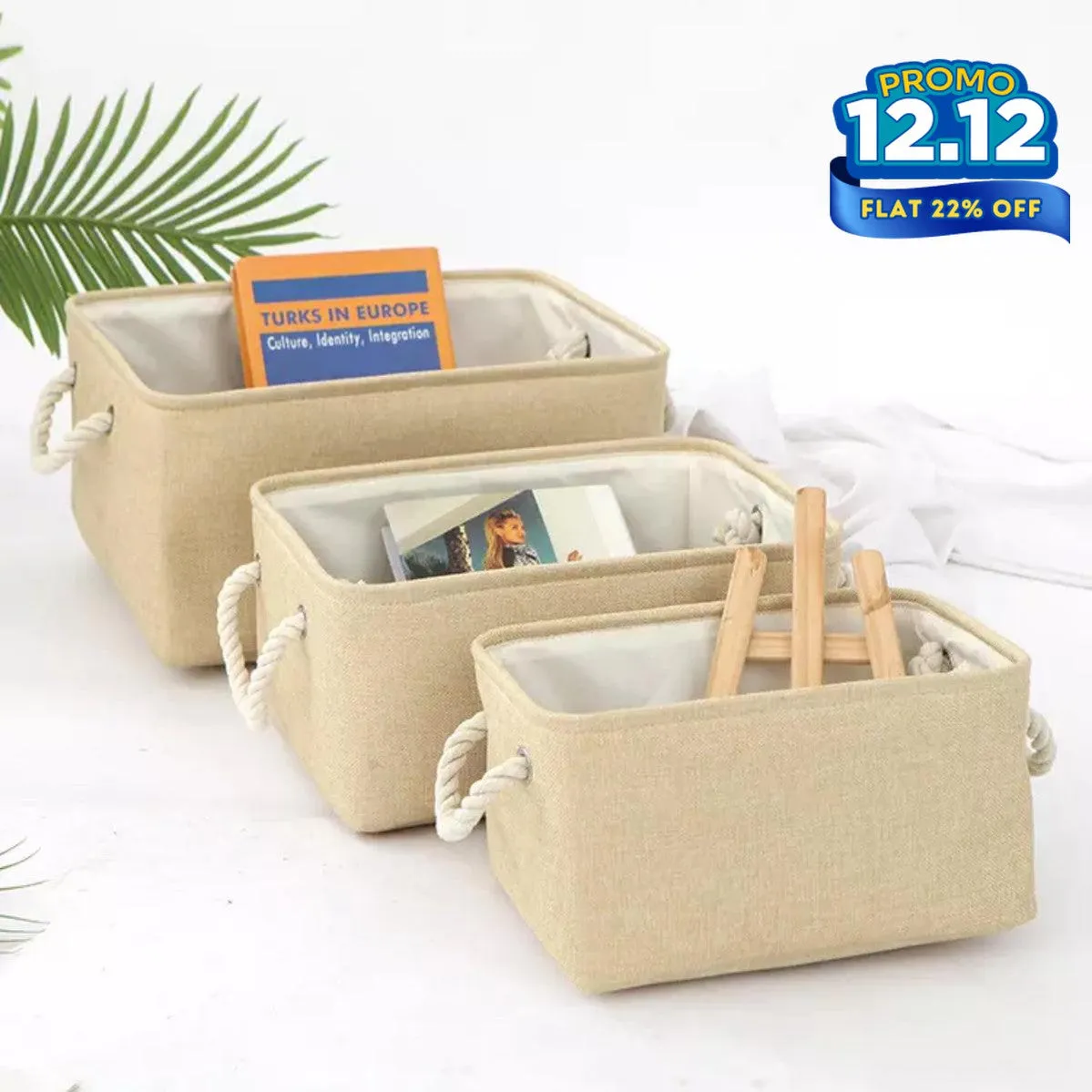 Foldable Fabric Storage Baskets
