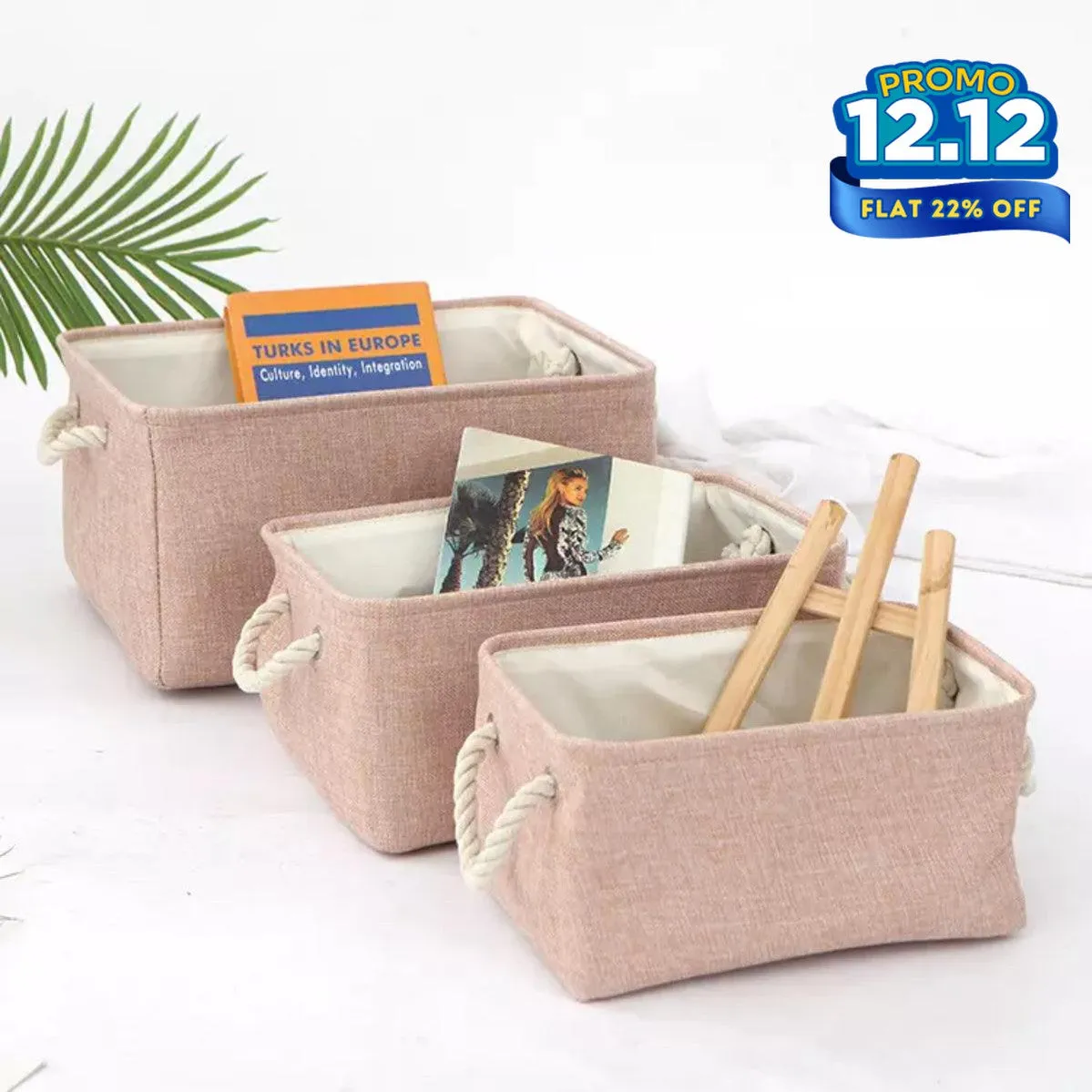 Foldable Fabric Storage Baskets
