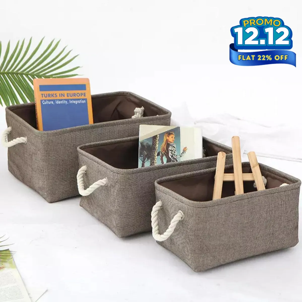Foldable Fabric Storage Baskets