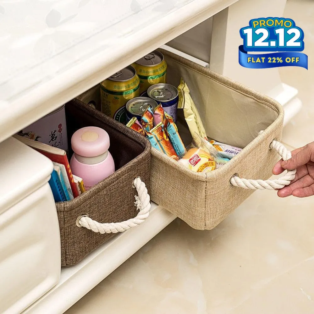 Foldable Fabric Storage Baskets