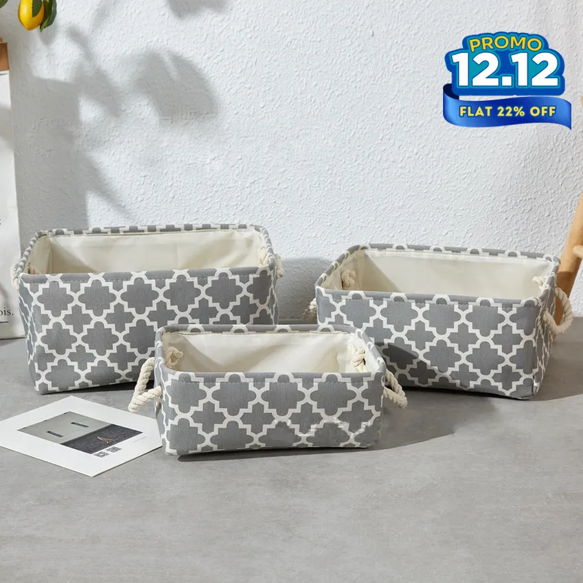 Foldable Fabric Storage Baskets