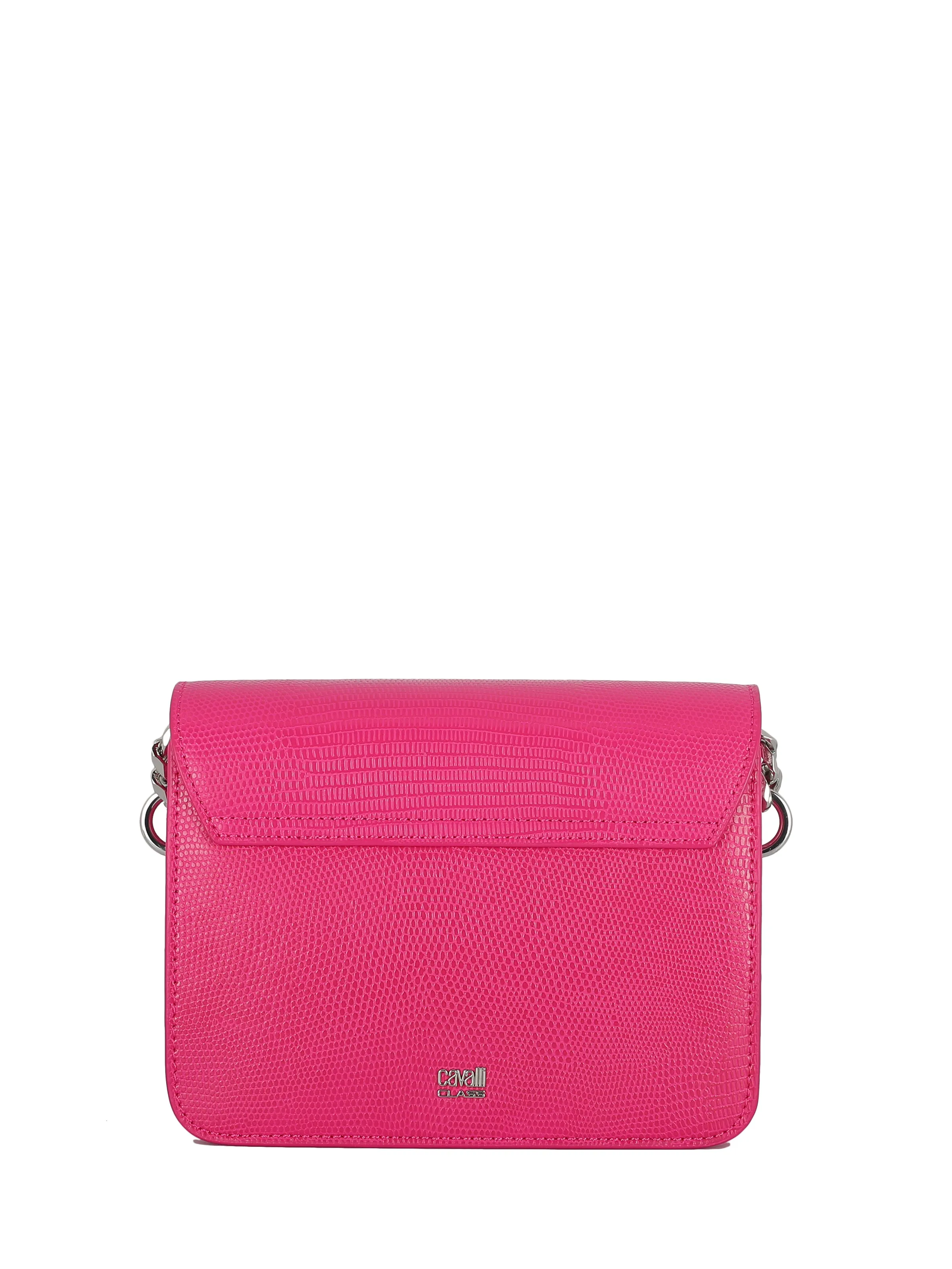 Fuchsia Silver-Toned Signature Bag