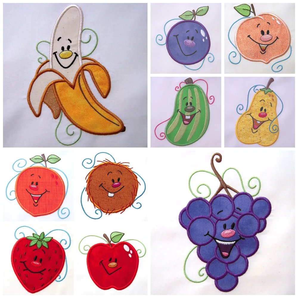 Fun Time Fruit--Set of 10 Designs