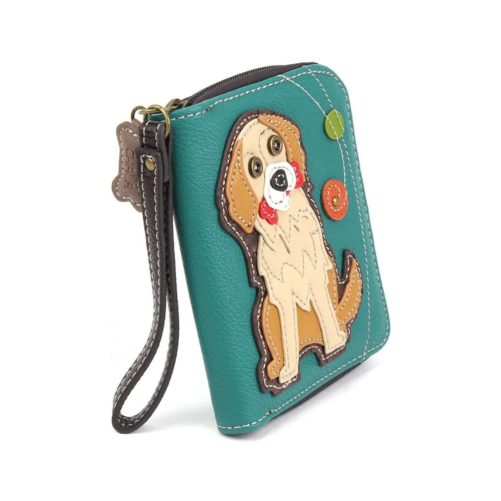 GOLDEN RETRIEVER Chala Collection-KEychain, totes, crossbody, wallet!*