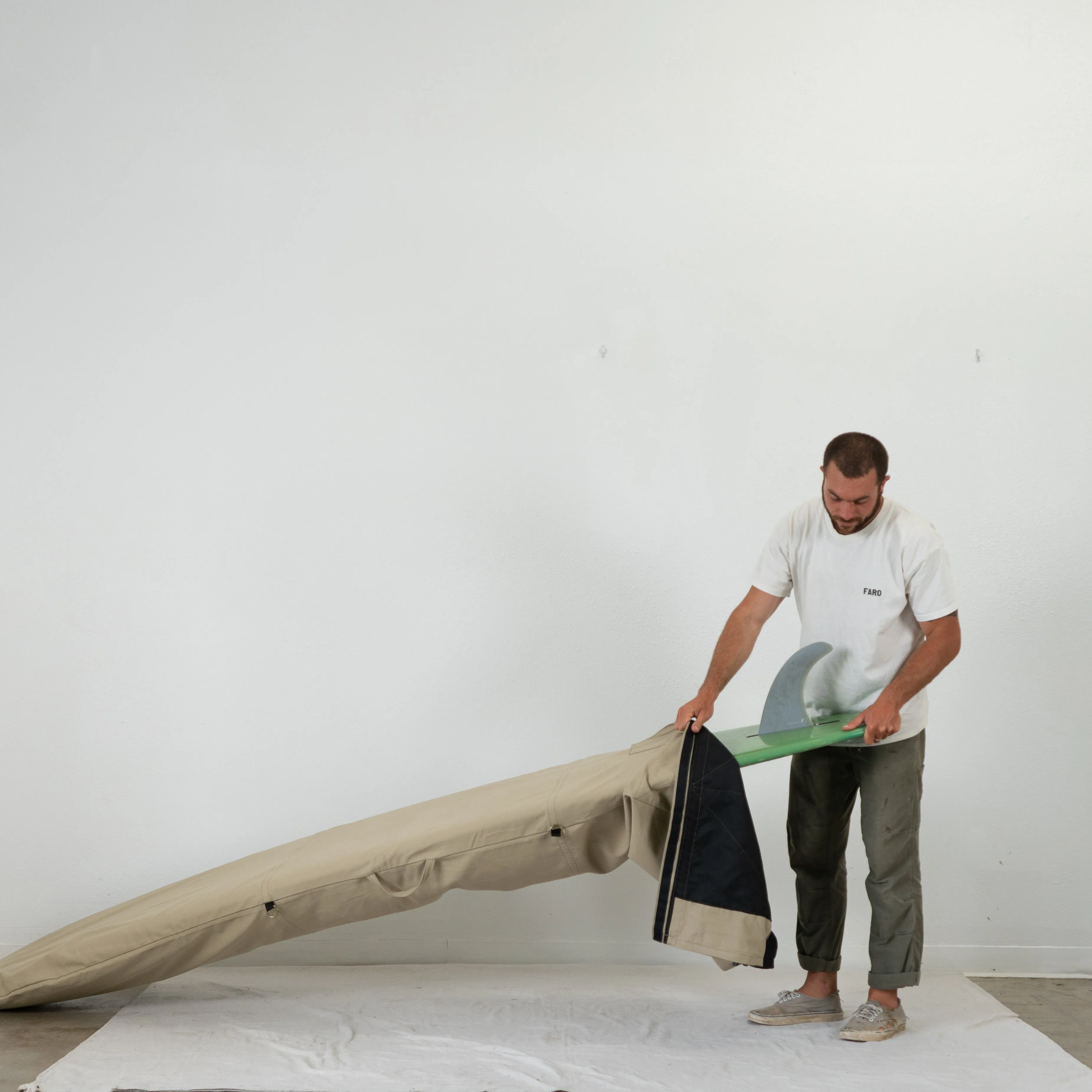 HARBOR TAN ADJUSTABLE SURFBOARD BAG