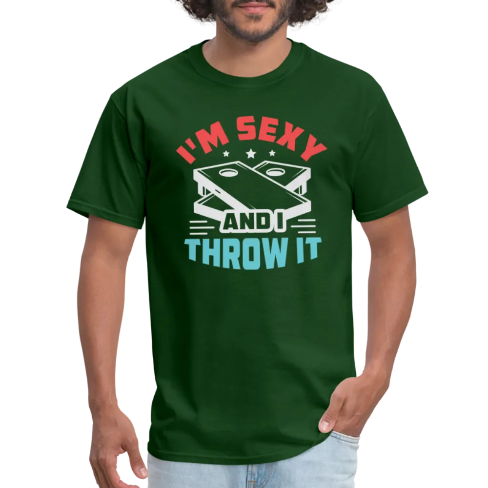 I'm Sexy and I Throw It (Cornhole Game) T-Shirt