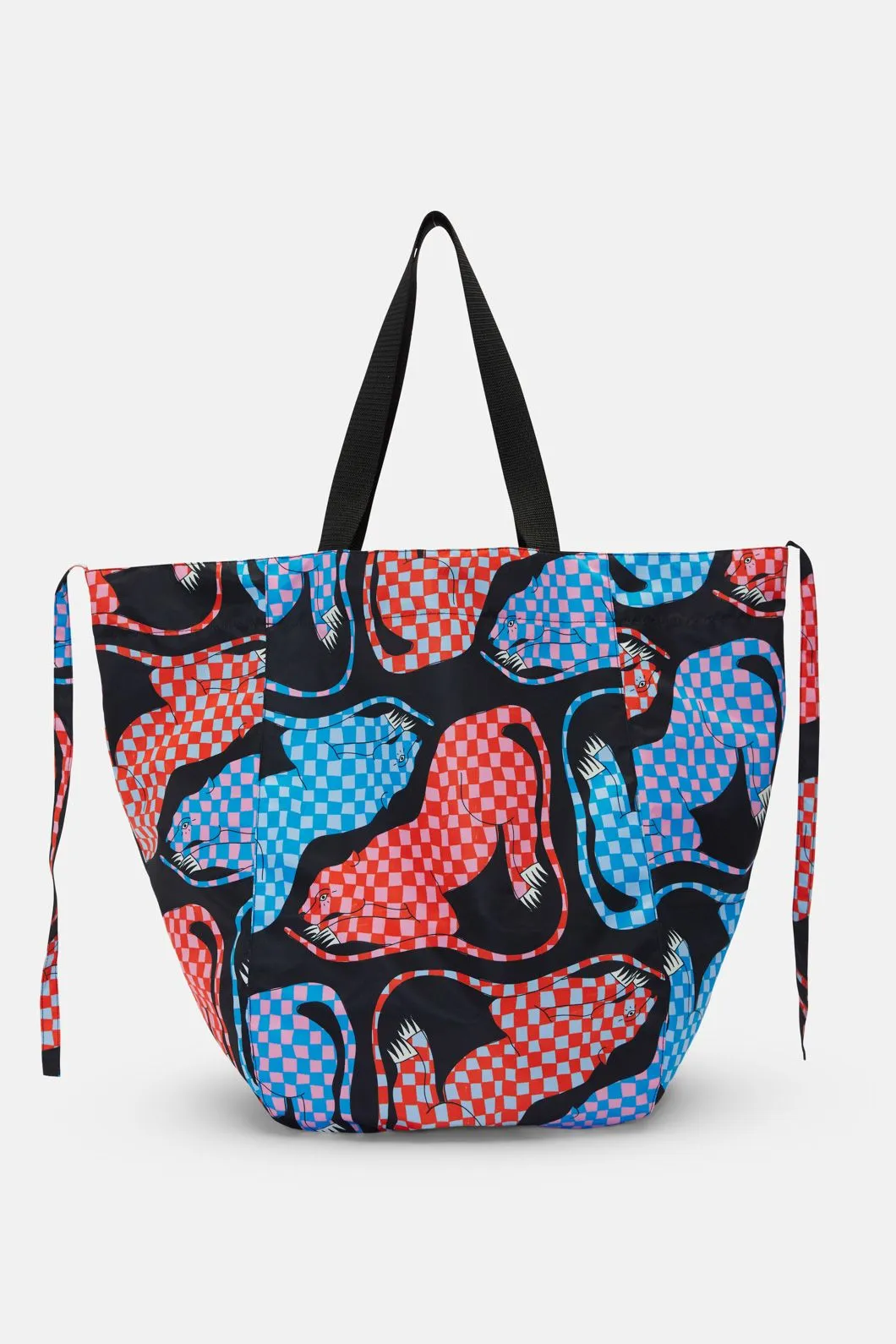 Jaguar Check Tote