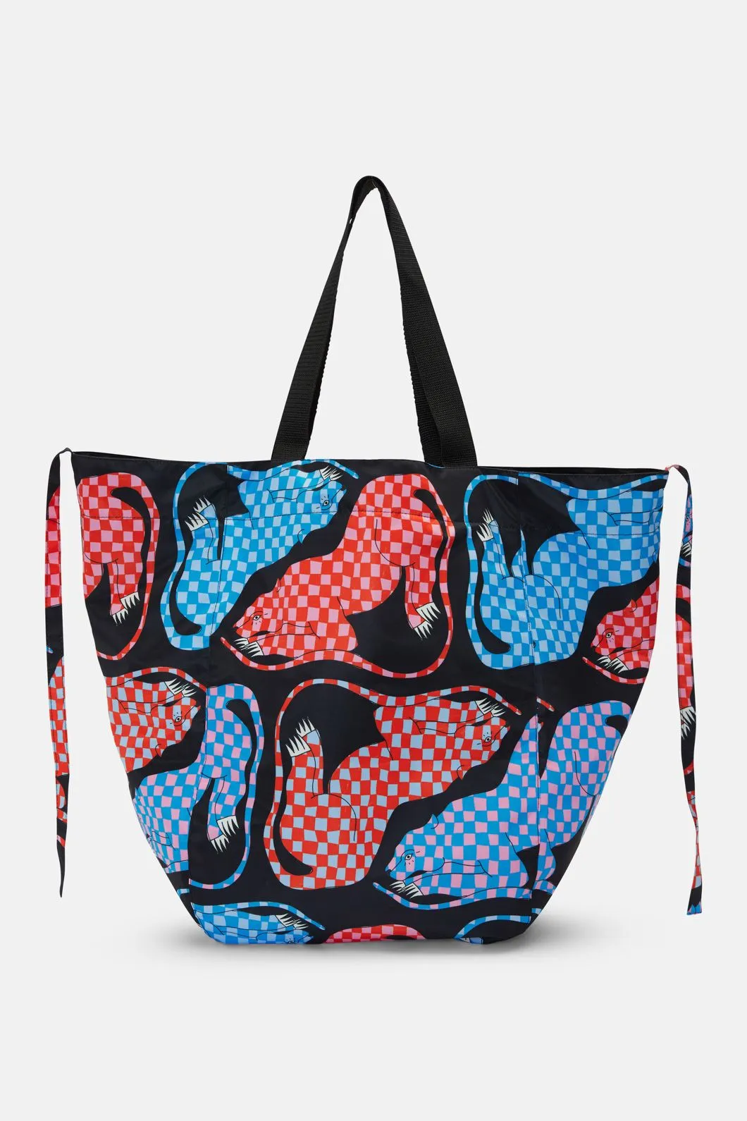 Jaguar Check Tote