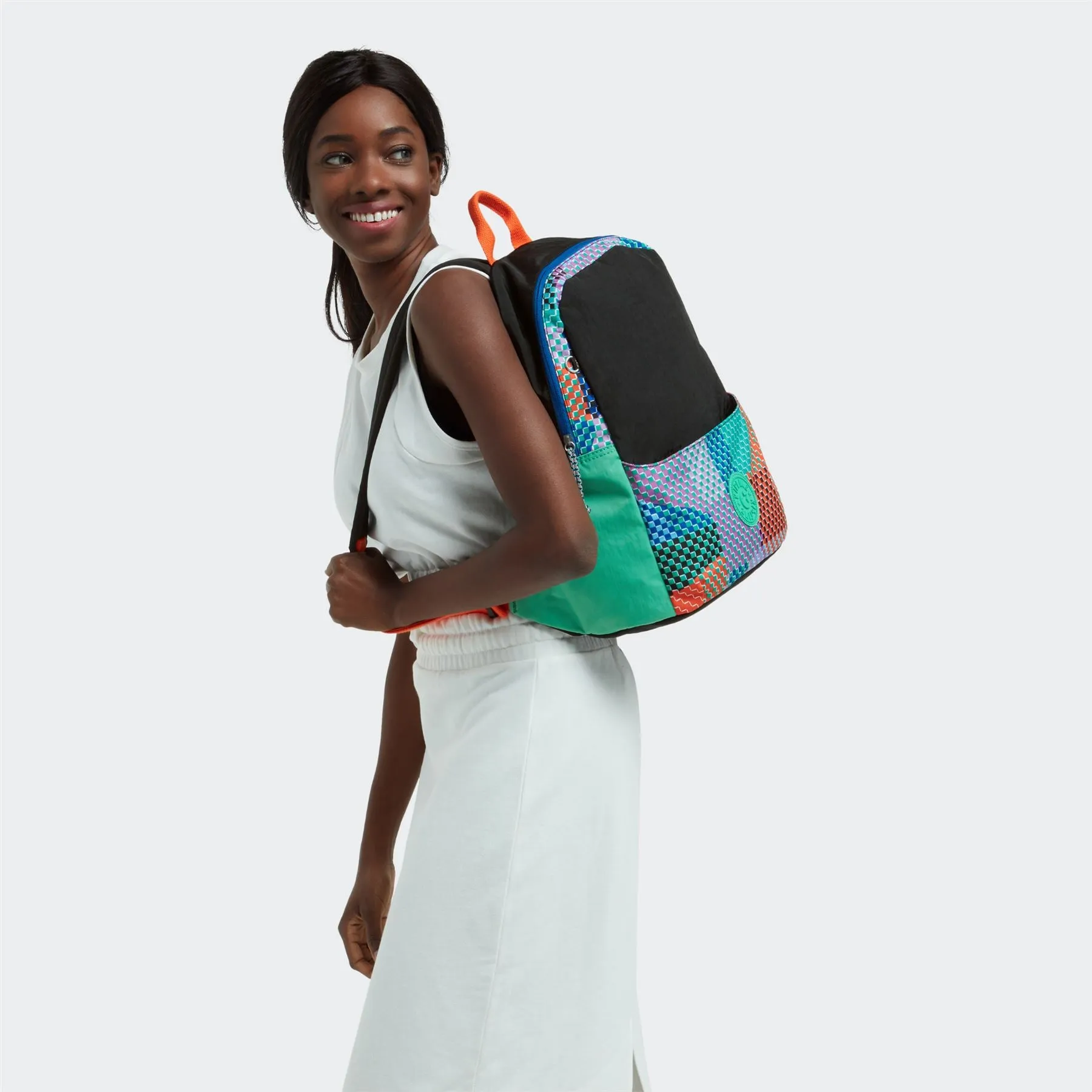 Kipling Sonnie Upcycled Laptop Backpack
